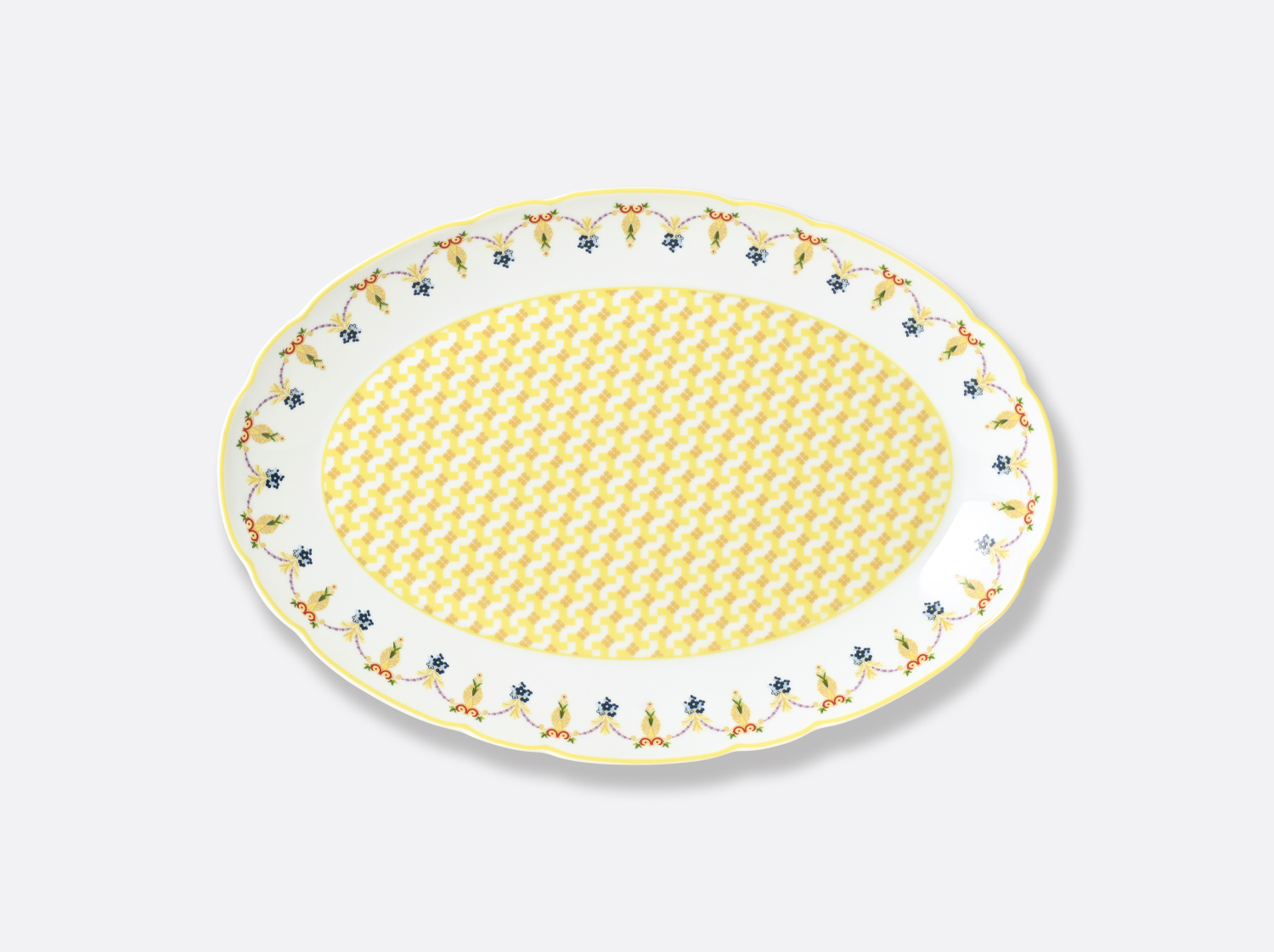 China Oval platter 13'' of the collection Trianon | Bernardaud