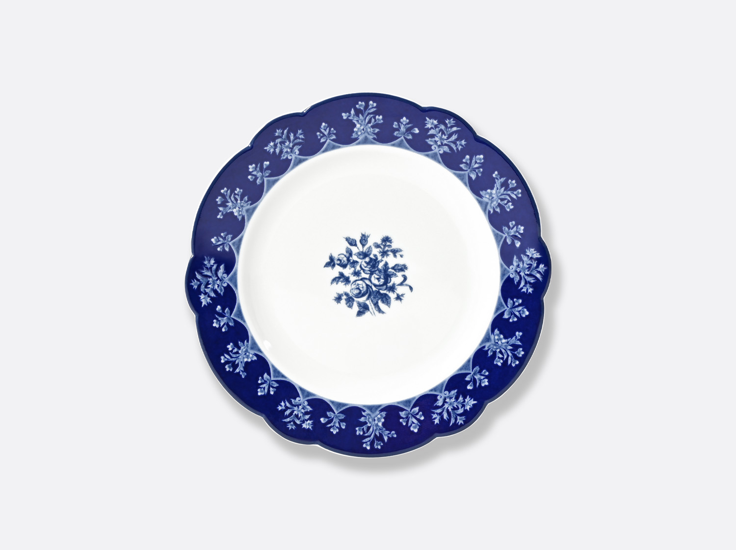 China Bread and butter plate 16 cm of the collection Chateaubriand Bleu Nuit | Bernardaud