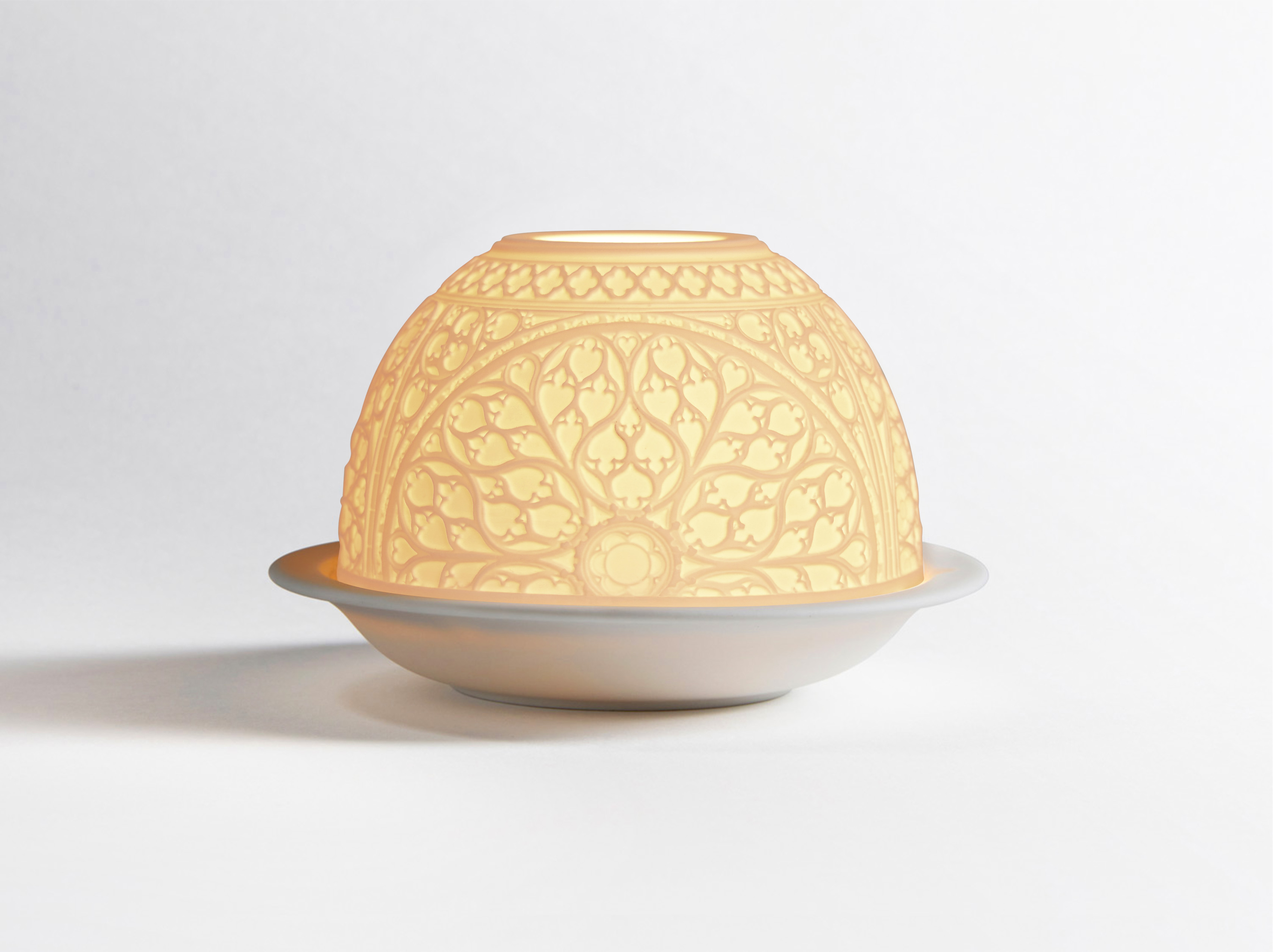 Les Roses de Notre-Dame Led en porcelaine de la collection LITHOPHANIE LED Bernardaud