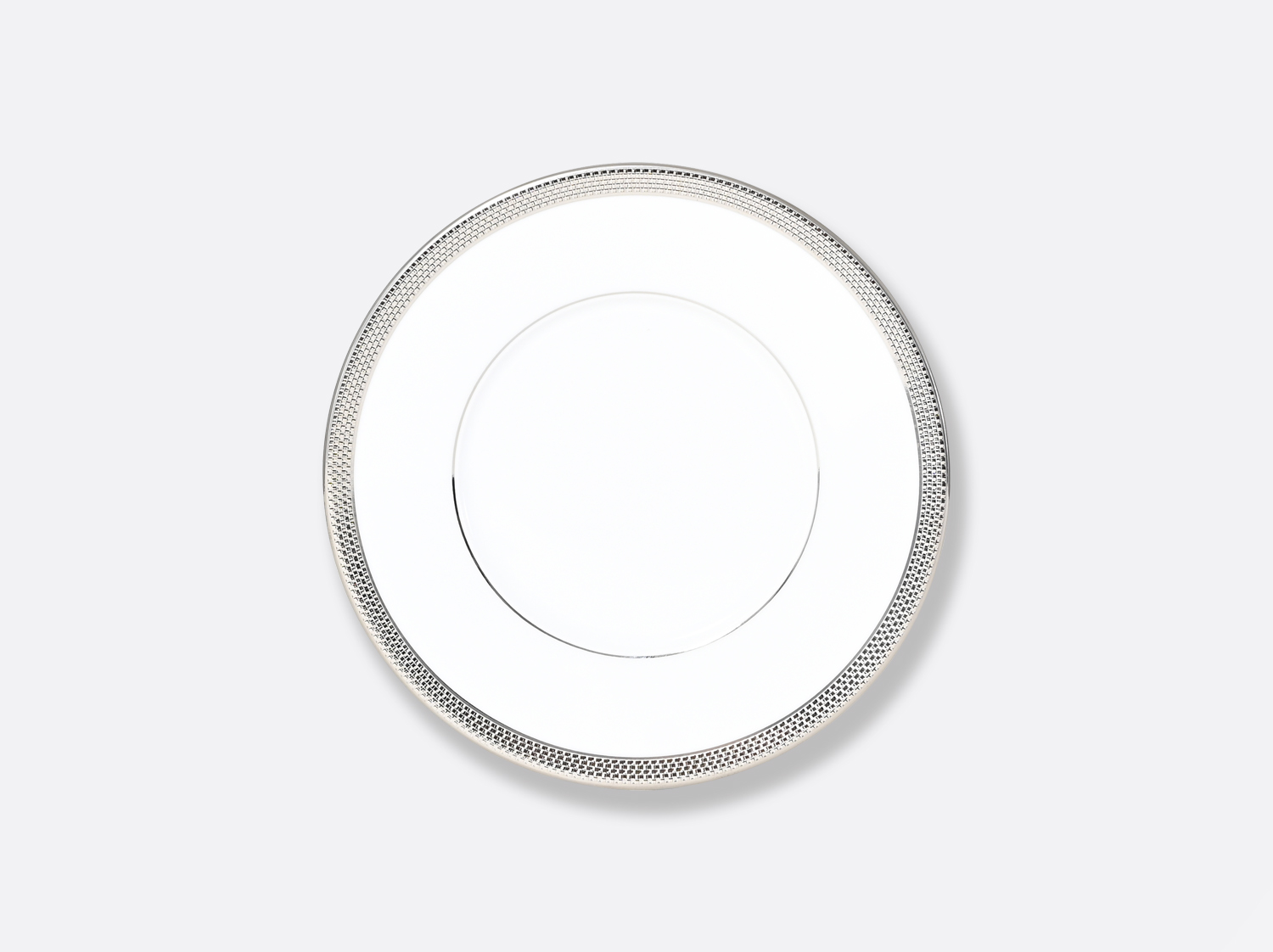 China Bread and butter plate 6.5'' of the collection Maille Platine | Bernardaud