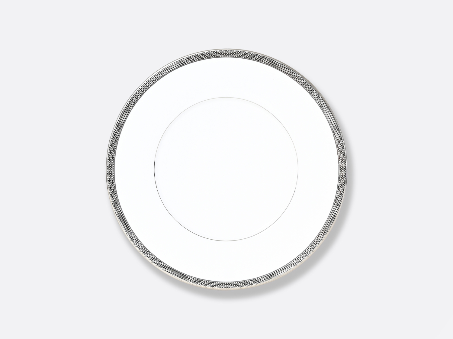 China Salad plate Maille Platine 8.5''  of the collection Maille Platine | Bernardaud