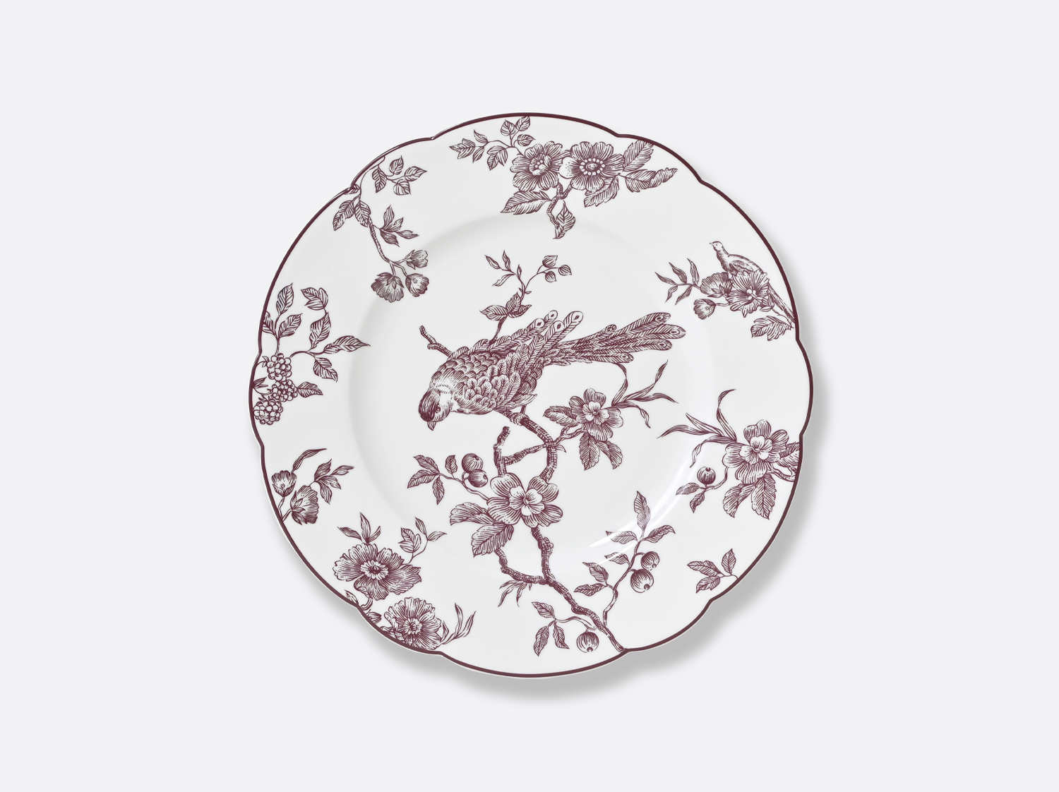 China Salad plate 8.5" Albertine Prune of the collection Albertine Prune | Bernardaud