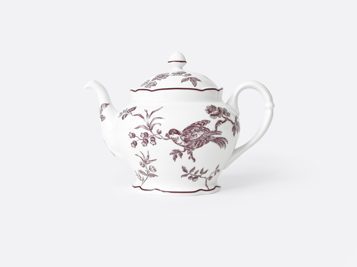 China Théière 75 cl Albertine Prune of the collection Albertine Prune | Bernardaud
