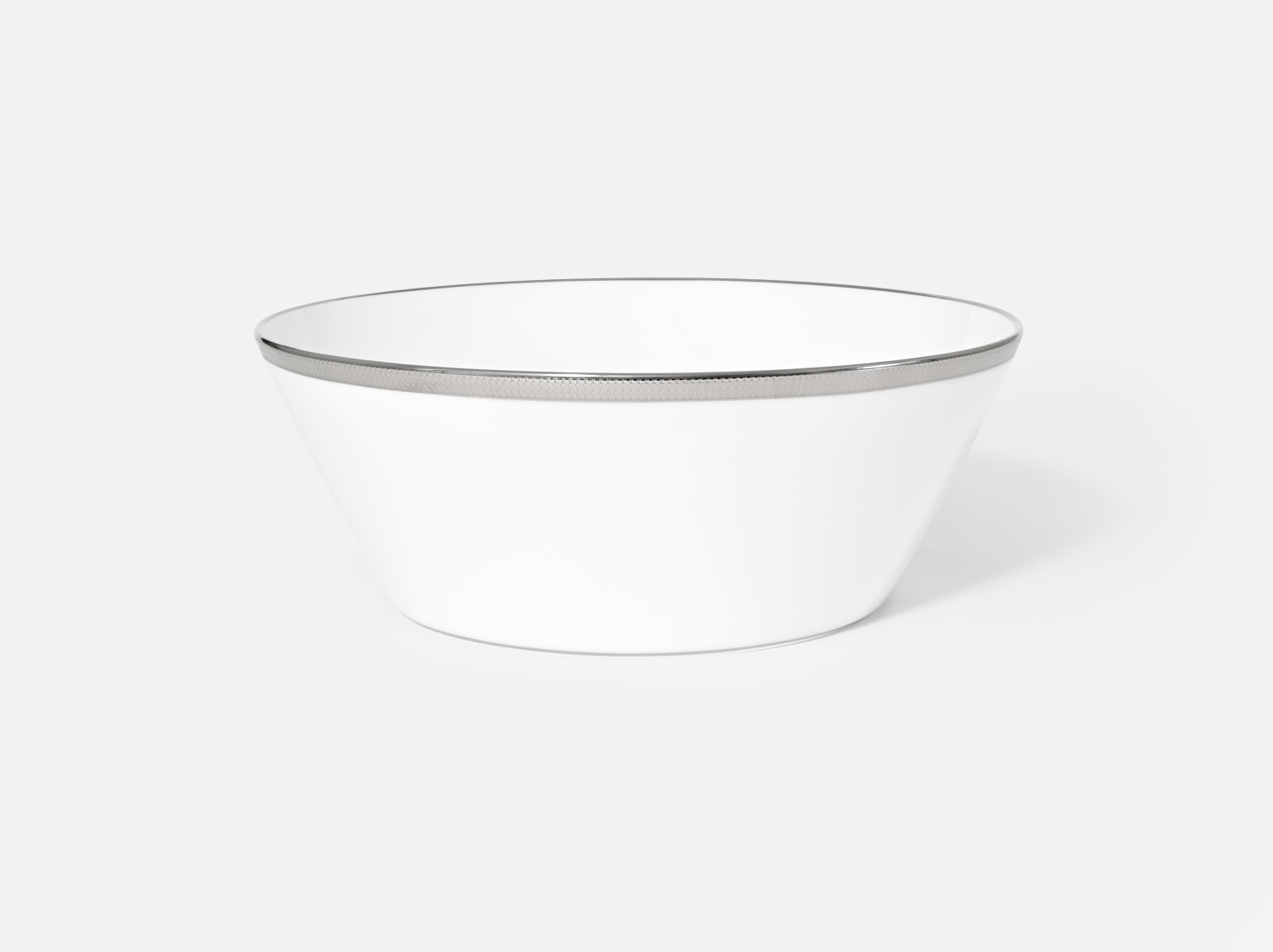 China Salad bowl 54 oz Maille Platine of the collection Maille Platine | Bernardaud