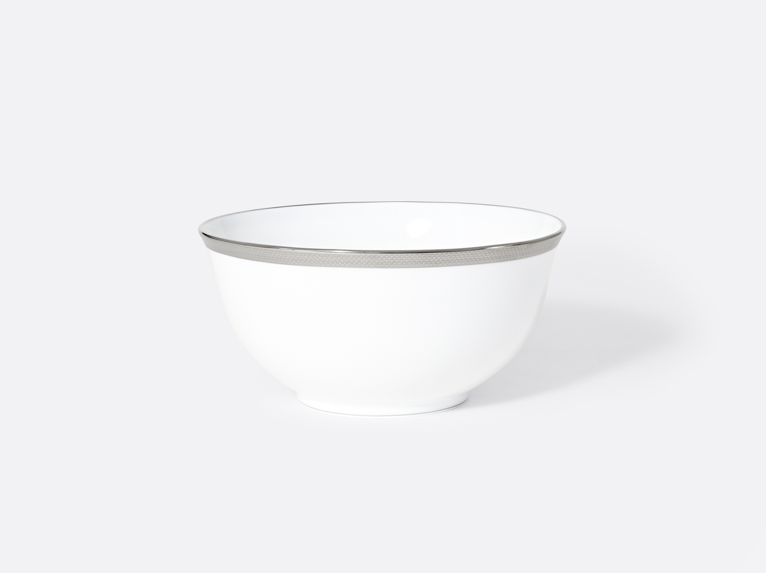 China Noodle bowl 17 oz Maille Platine of the collection Maille Platine | Bernardaud