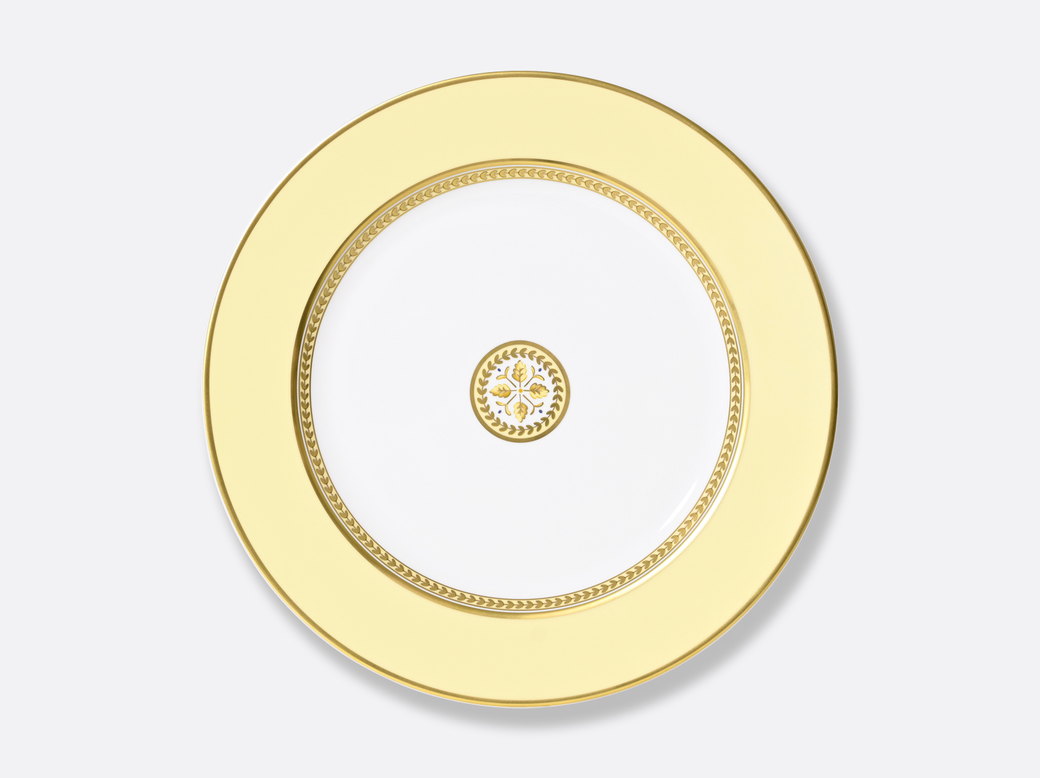 China Service plate 11.5" Constance Yellow of the collection Constance Jaune | Bernardaud