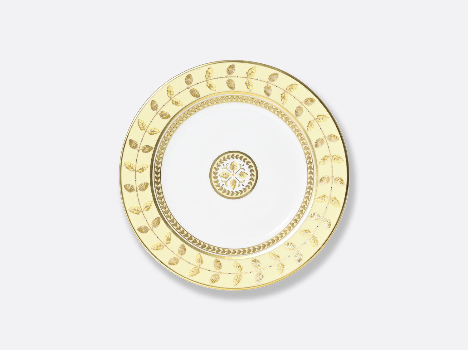 China Bread and butter plate 6.5" Constance Yellow of the collection Constance Jaune | Bernardaud