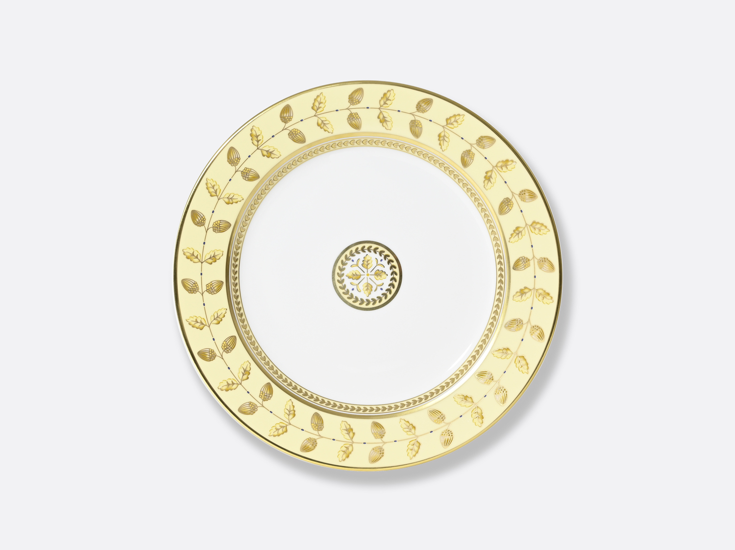 China Salad plate 8.5" Constance Yellow of the collection Constance Jaune | Bernardaud