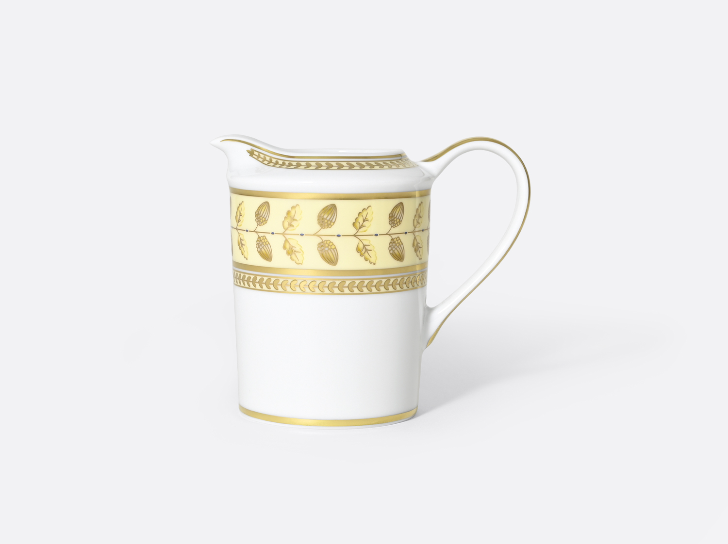 China Creamer 10 oz Constance Yellow of the collection Constance Jaune | Bernardaud