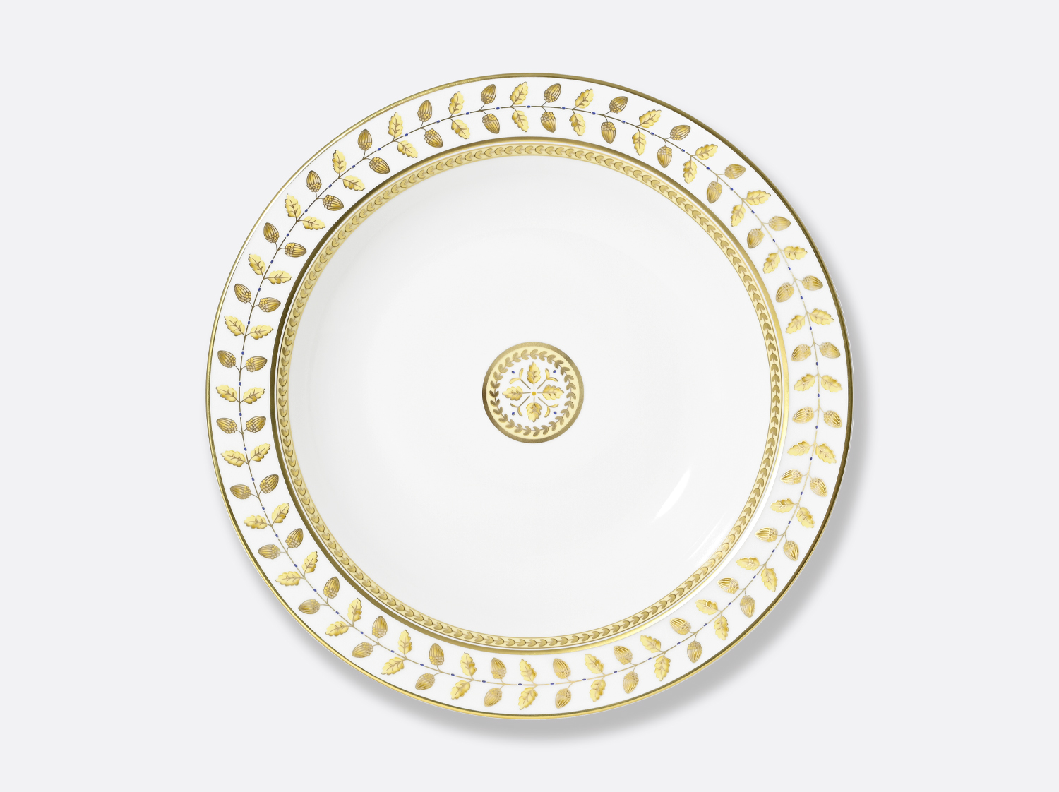 China Deep round dish 11.5" Constance Yellow of the collection Constance Jaune | Bernardaud