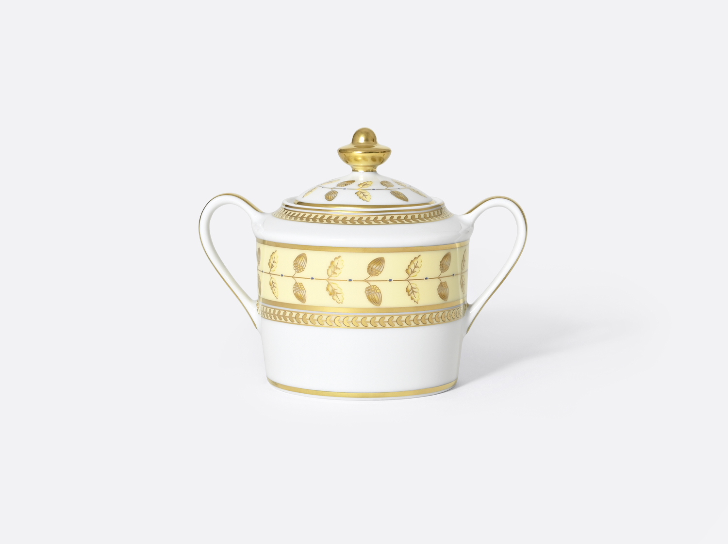 China Sugar bowl 6.8 oz Constance Yellow of the collection Constance Jaune | Bernardaud