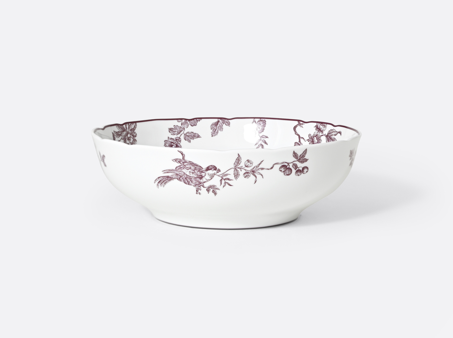 China Salad bowl 57 oz Albertine Prune of the collection Albertine Prune | Bernardaud
