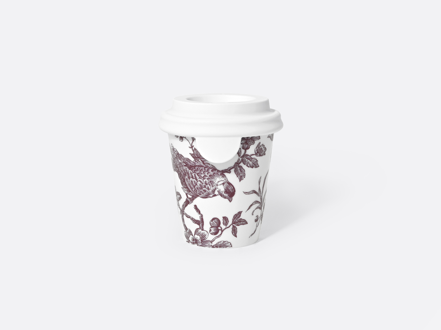 Gobelet Nomade 20 cl en porcelaine de la collection Albertine Prune Bernardaud