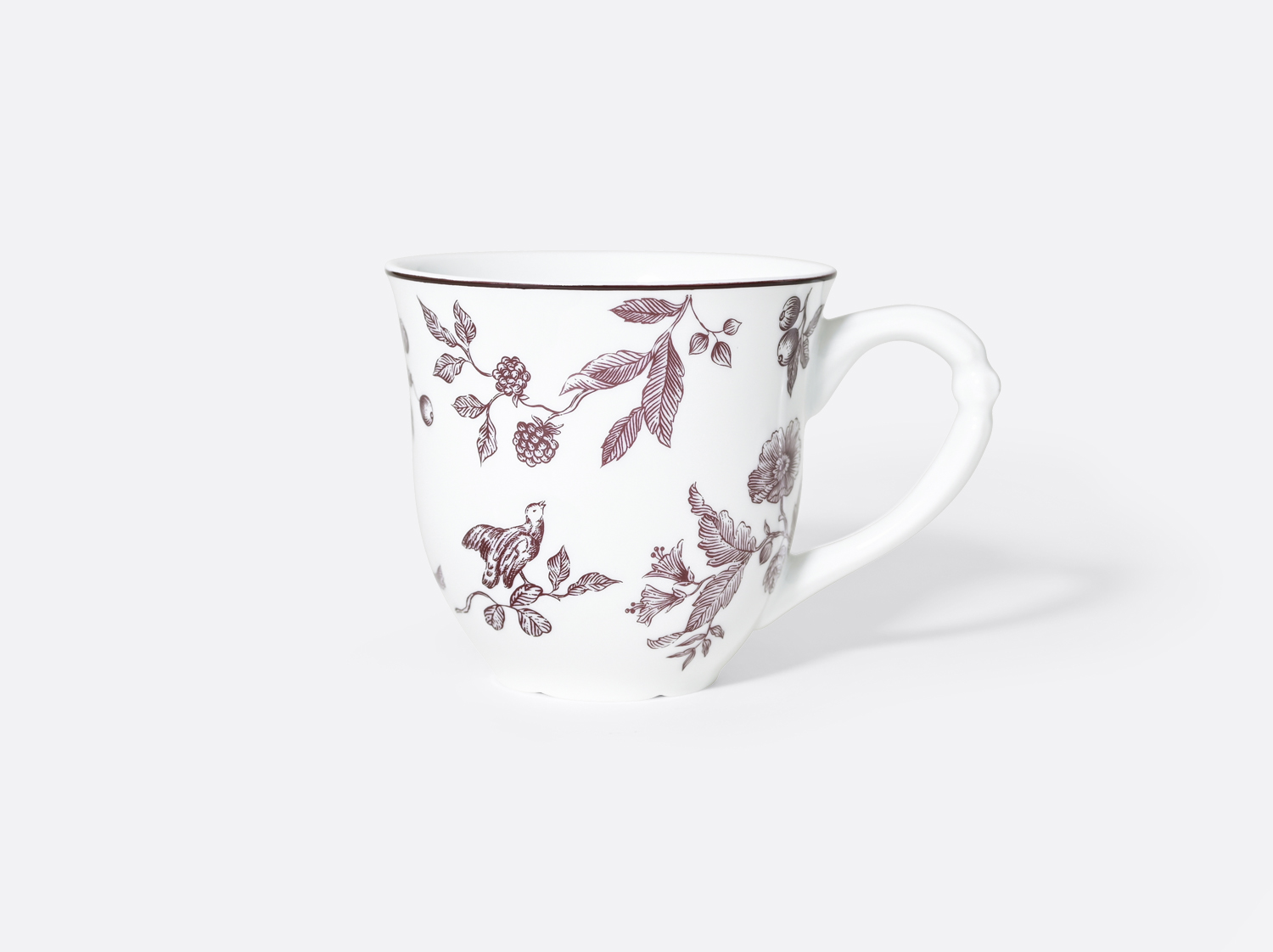 China Cluny Mug of the collection Albertine Prune | Bernardaud