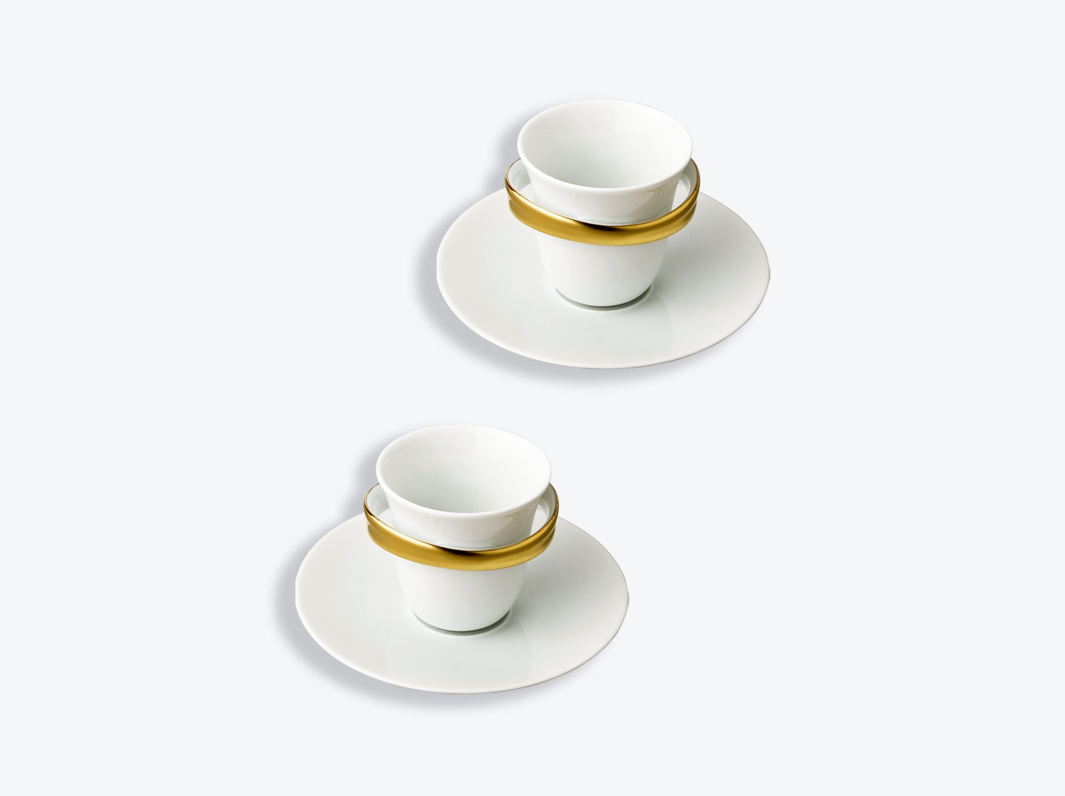 Coffret de 2  en porcelaine de la collection Anno or Bernardaud