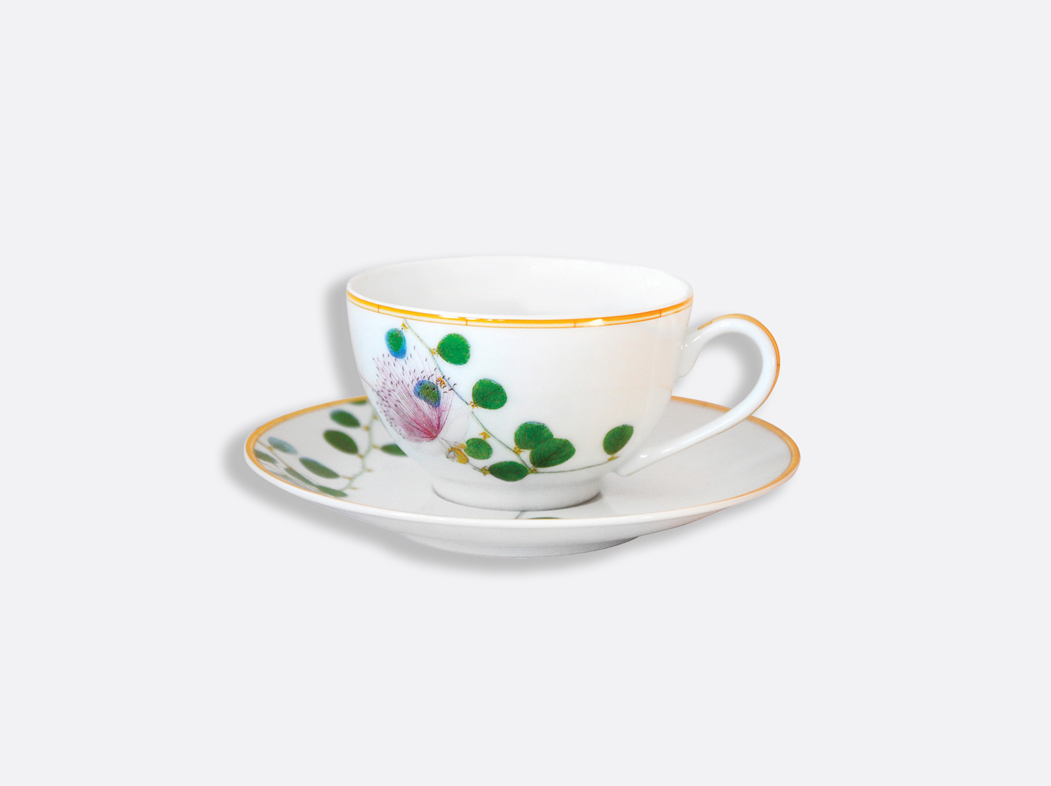 China Tea cup and saucer 4.5 oz - Per unit of the collection Jardin indien | Bernardaud