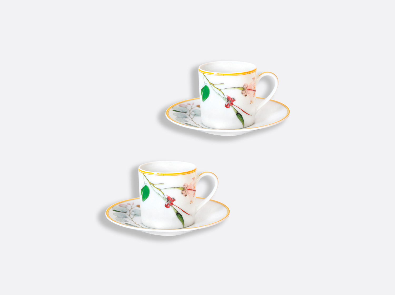 Tasse a café en porcelaine de Limoges Bernardaud modele Pacome 