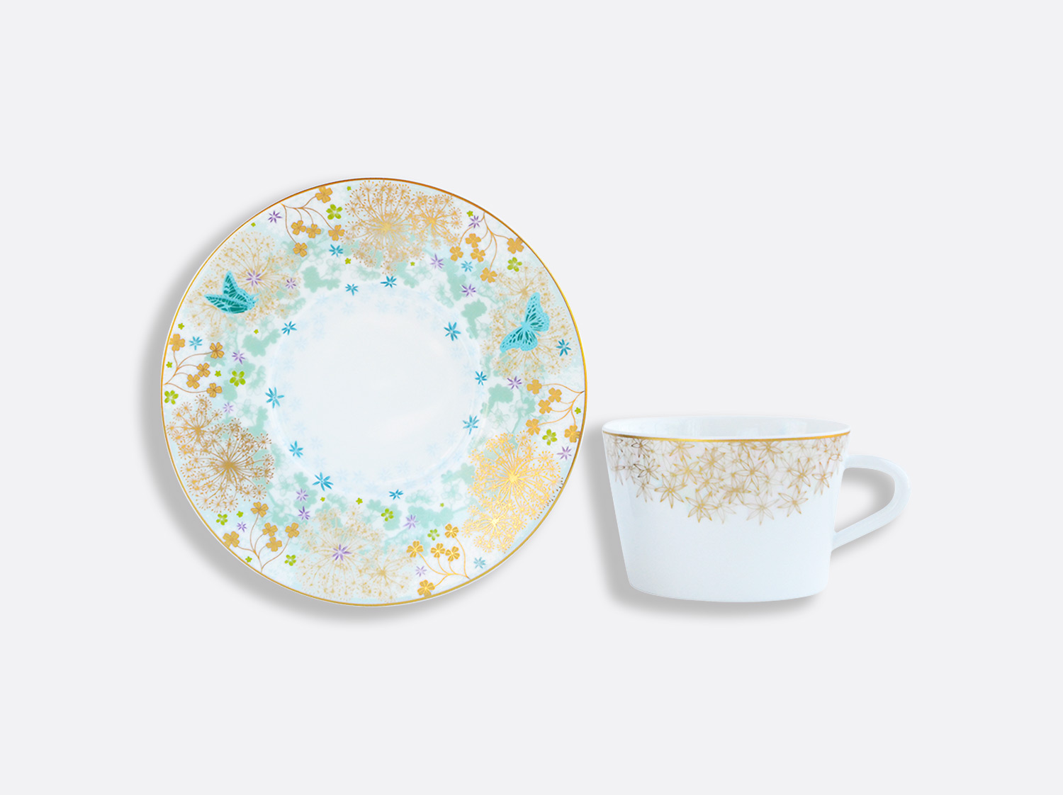 China Tea cup and saucer gift box - 5 Oz of the collection FÉERIE - MICHAËL CAILLOUX | Bernardaud