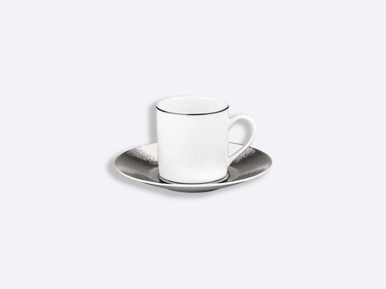 Coffret de tasses & soucoupes café 8 cl - A l'unité en porcelaine de la collection Dune Bernardaud