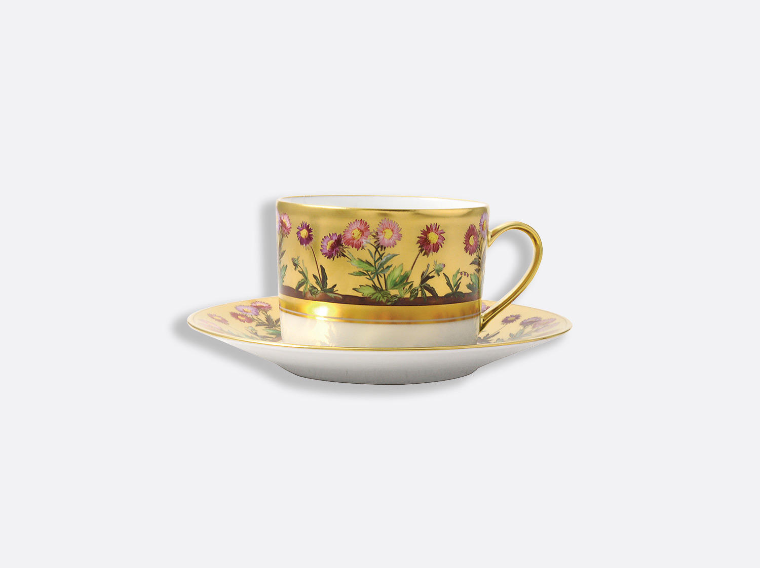 Coffret de tasses & soucoupes thé 15 cl - A l'unité en porcelaine de la collection Heloise Bernardaud