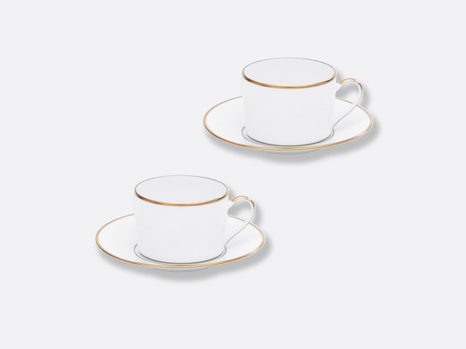 China Tea cup and saucer gift box - 15 cl - Set of 2 of the collection Palmyre | Bernardaud