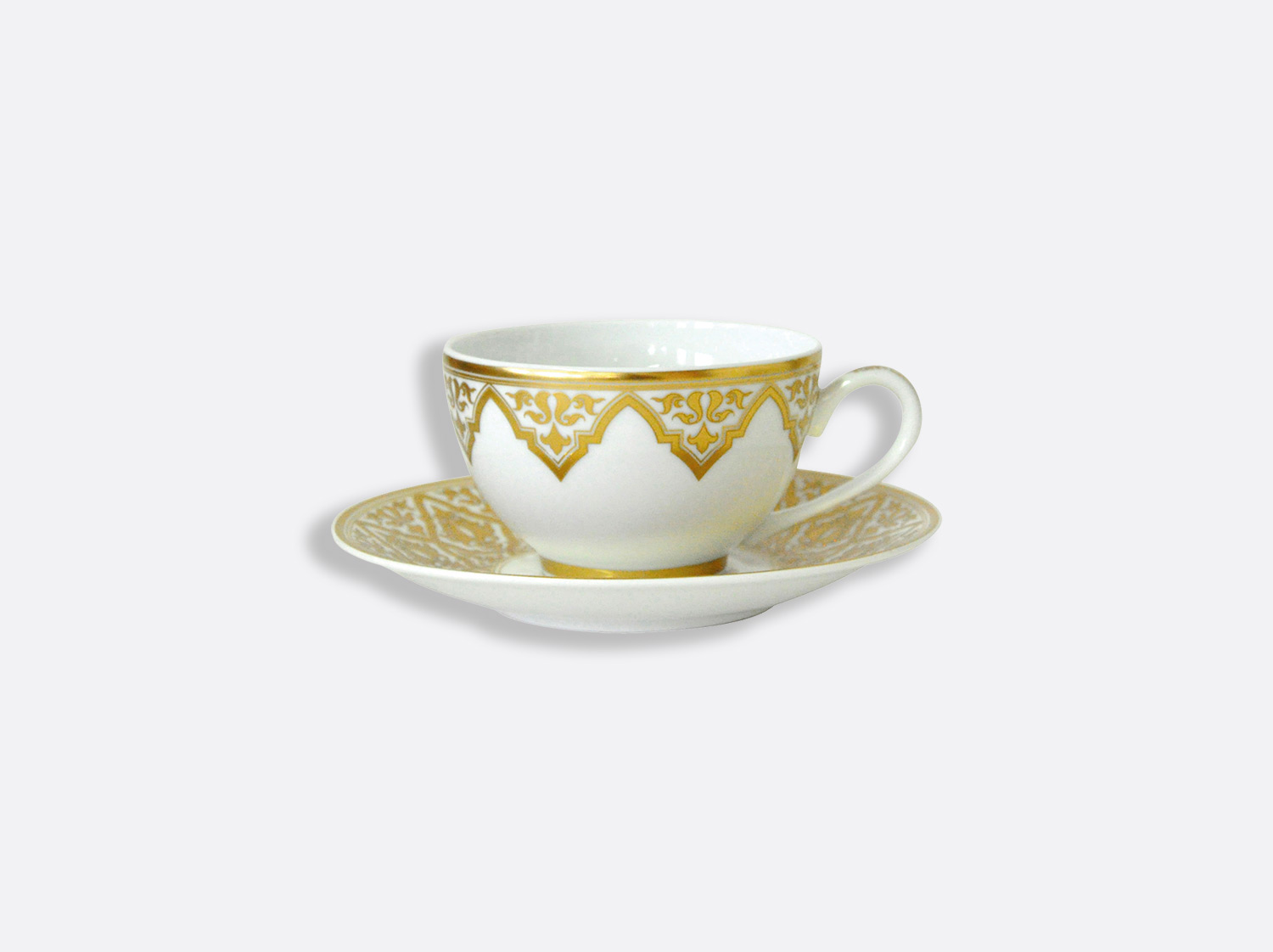 Coffret de tasses & soucoupes thé 13 cl - A l'unité en porcelaine de la collection Venise Bernardaud