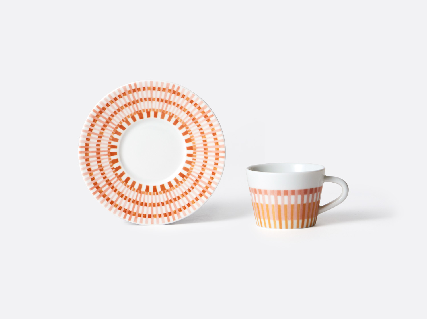 Coffret de tasses & soucoupes café 6 cl - à l'unité en porcelaine de la collection Terra Rosa Bernardaud