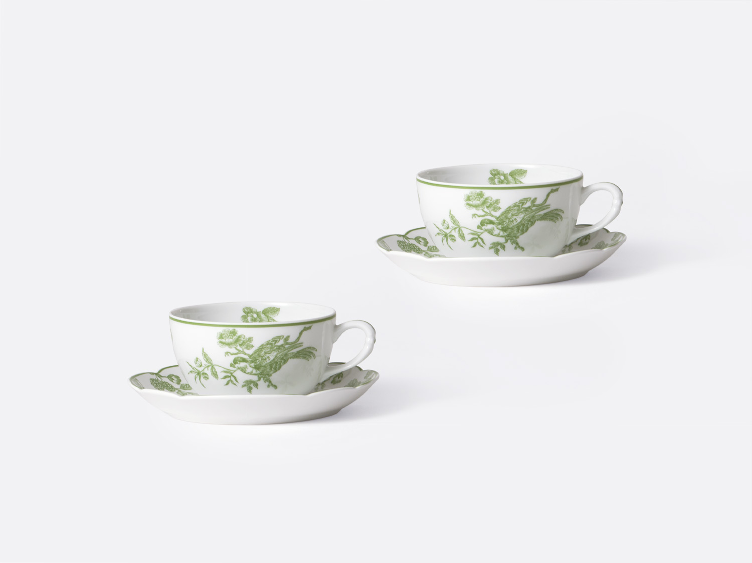 China Tea cup and saucer gift box 13 cl - set of 2 of the collection Albertine | Bernardaud