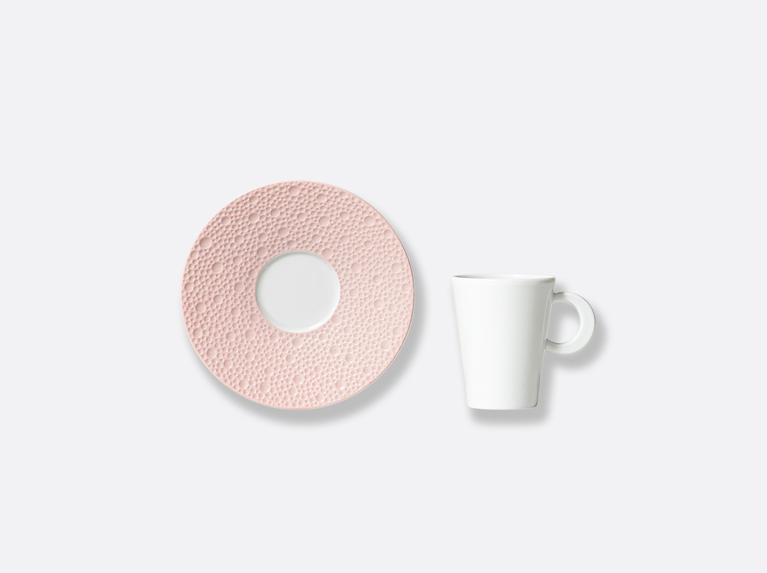 à l'unité en porcelaine de la collection Ecume Rose de Corée Bernardaud