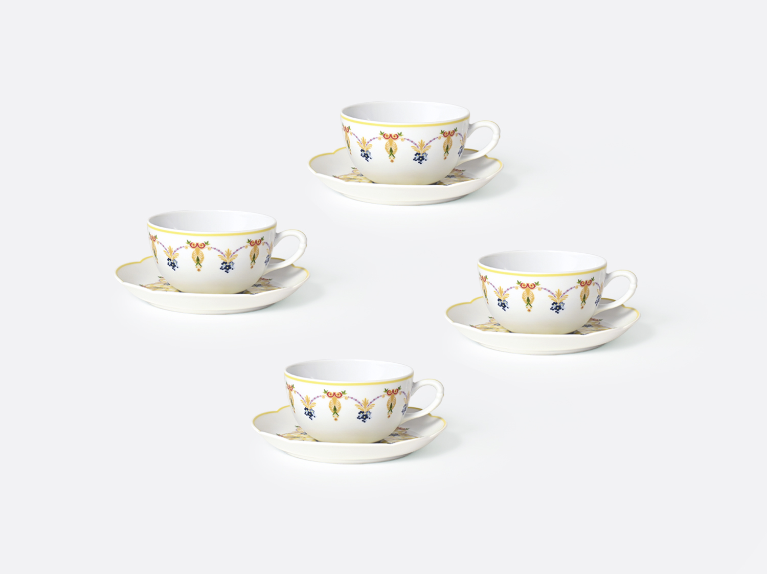 China Set of 4 of the collection Trianon | Bernardaud