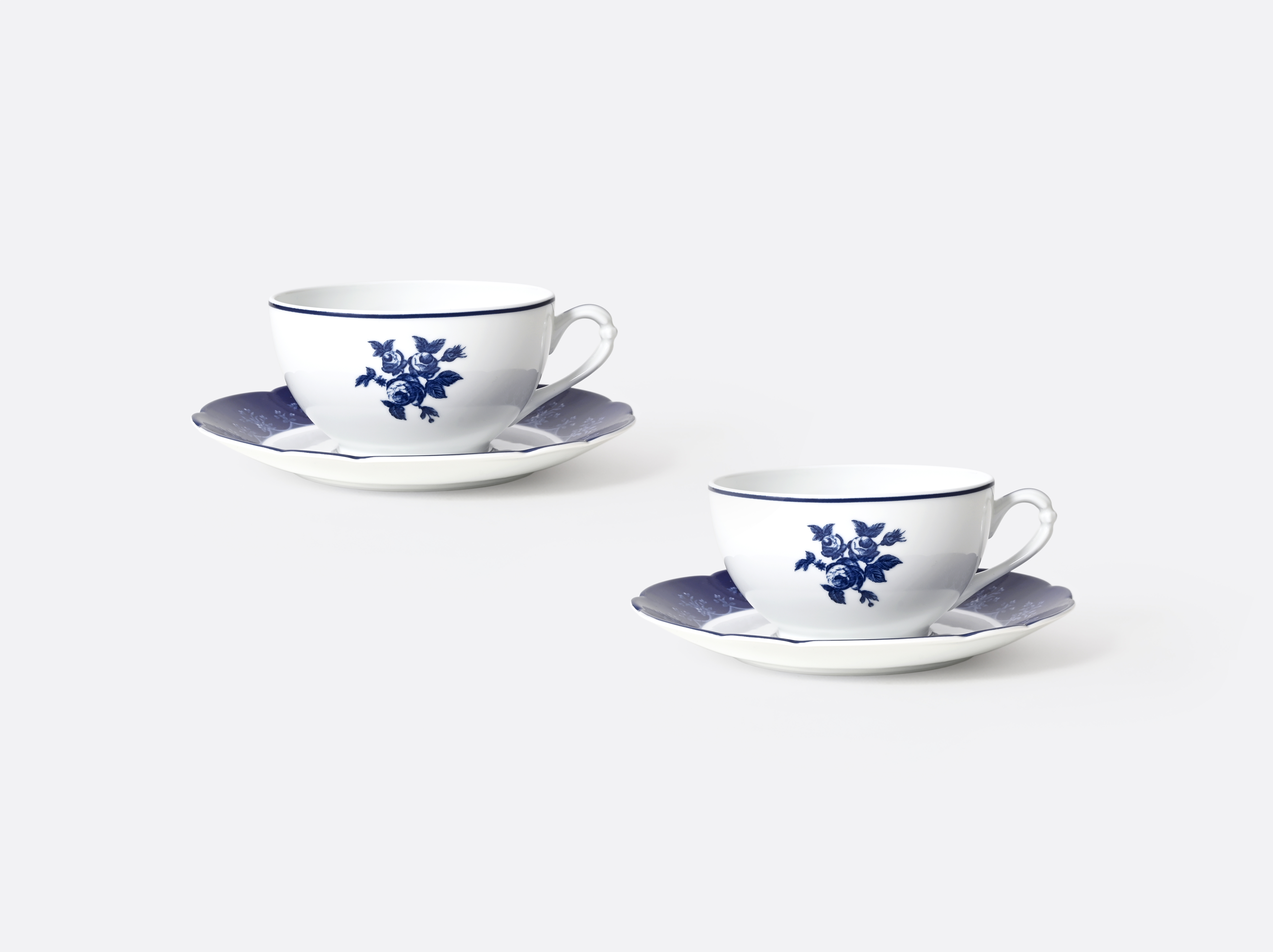 China Set of 2 of the collection Chateaubriand Bleu Nuit | Bernardaud
