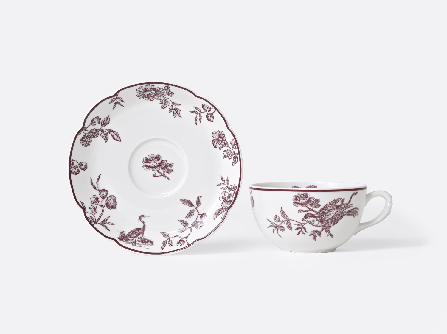 China per unit of the collection Albertine Prune | Bernardaud
