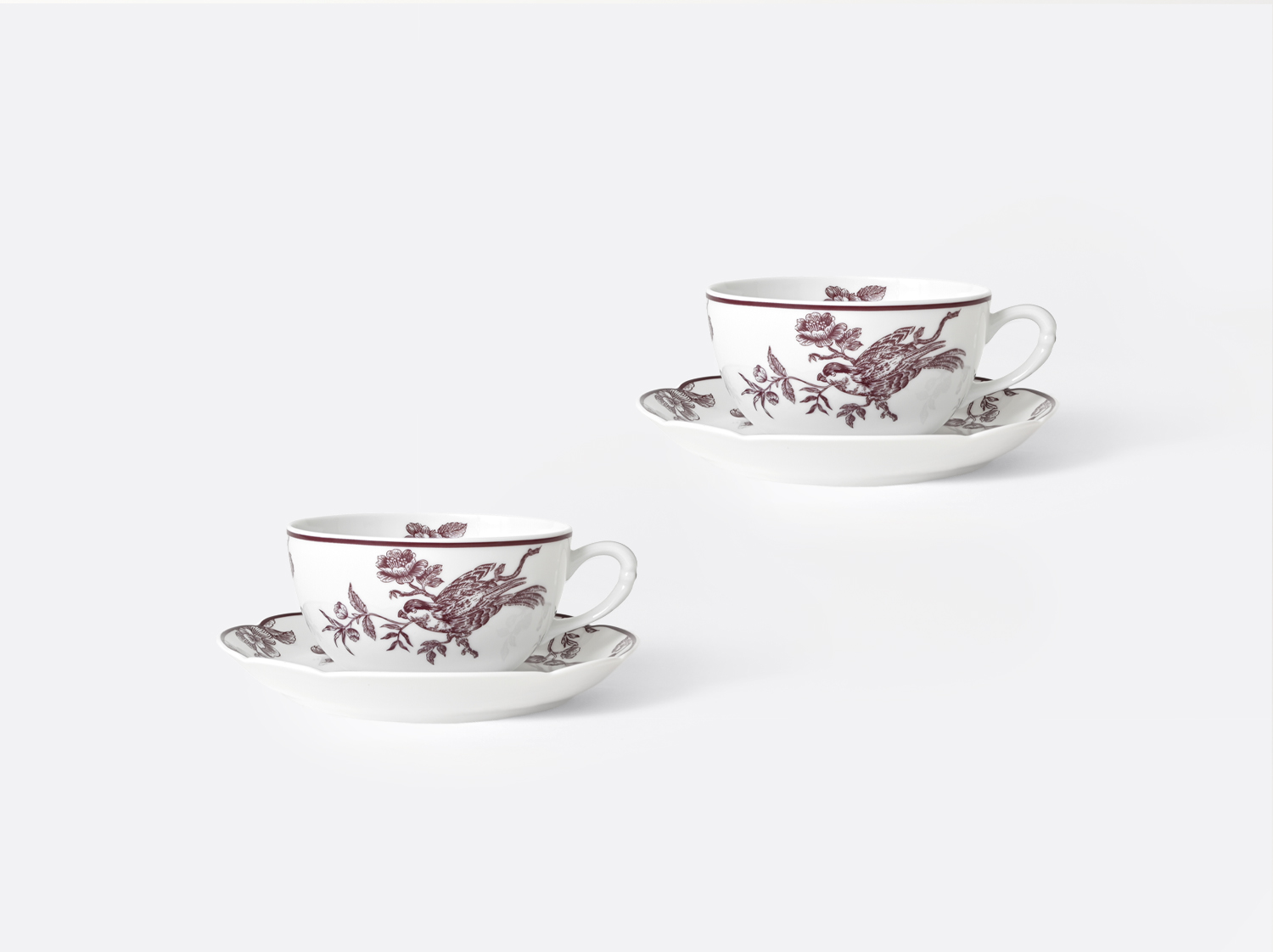 China Set of 2 of the collection Albertine Prune | Bernardaud