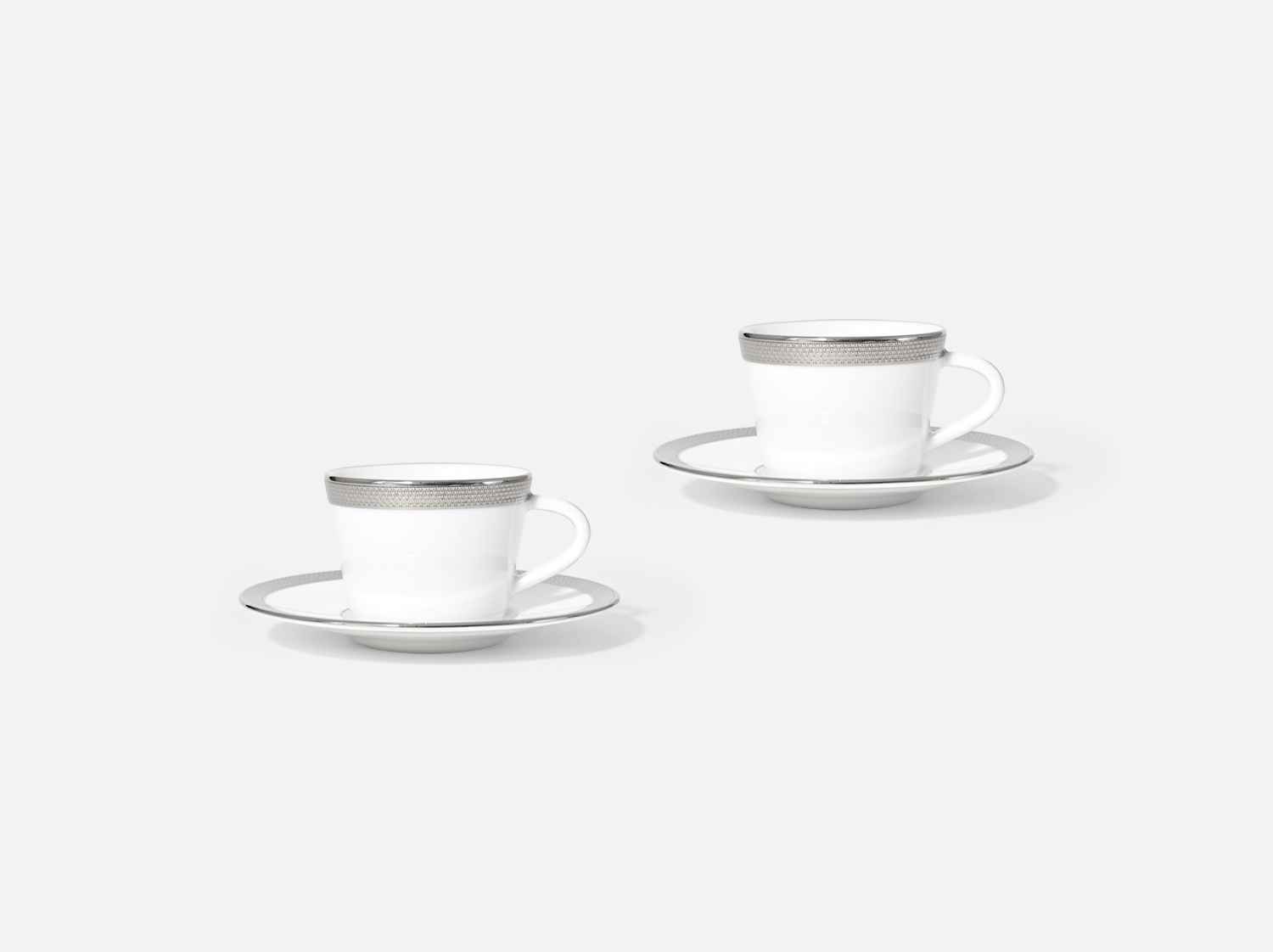 China Set of 2 of the collection Maille Platine | Bernardaud