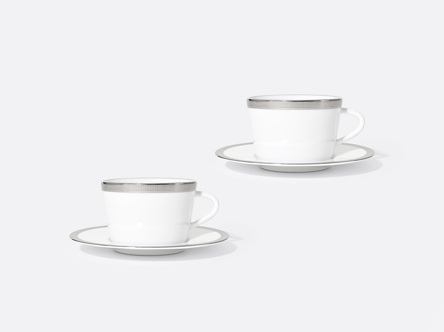 China Set of 2 of the collection Maille Platine | Bernardaud