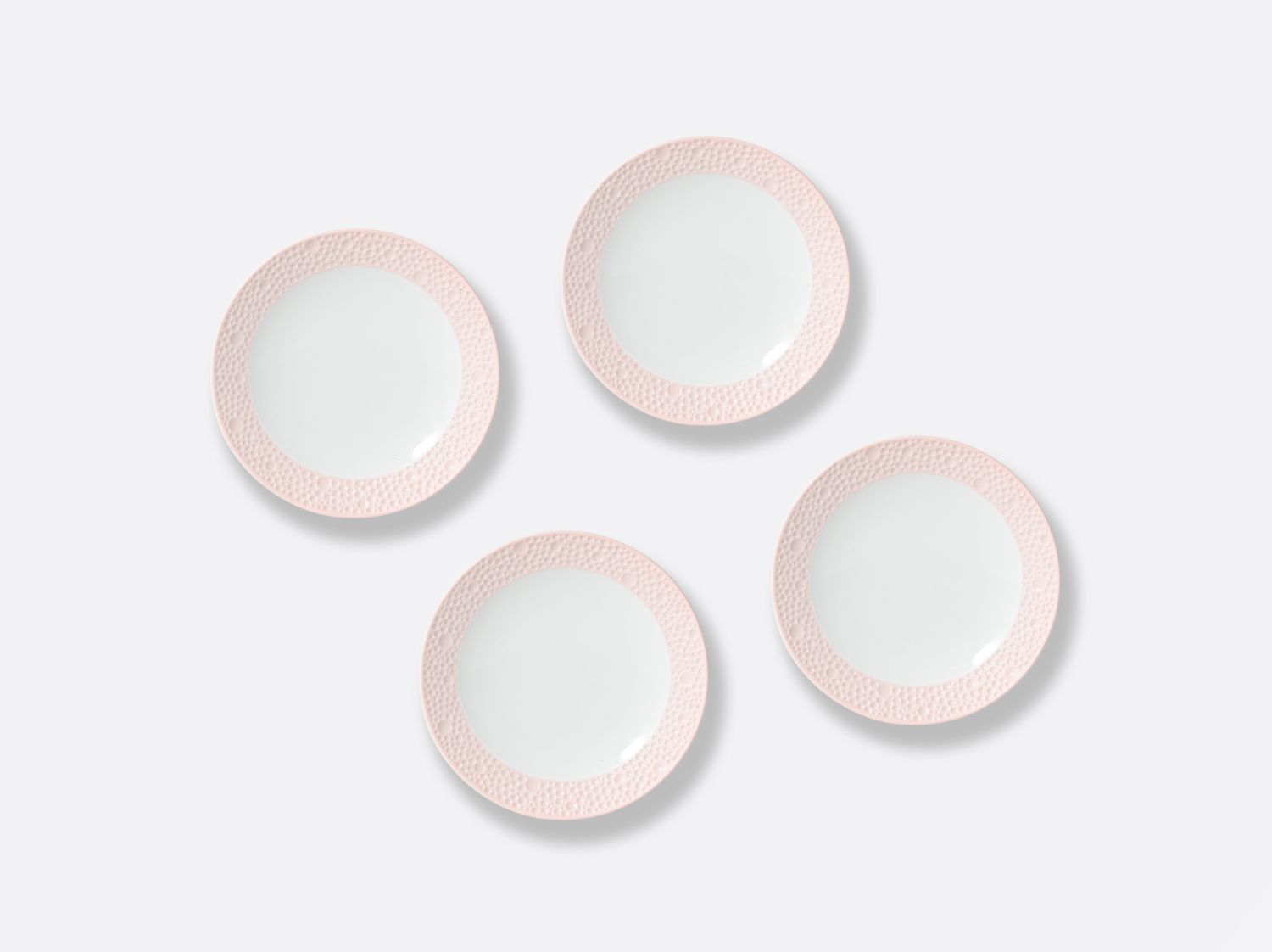 China Set of 4 of the collection Ecume Rose de Corée | Bernardaud
