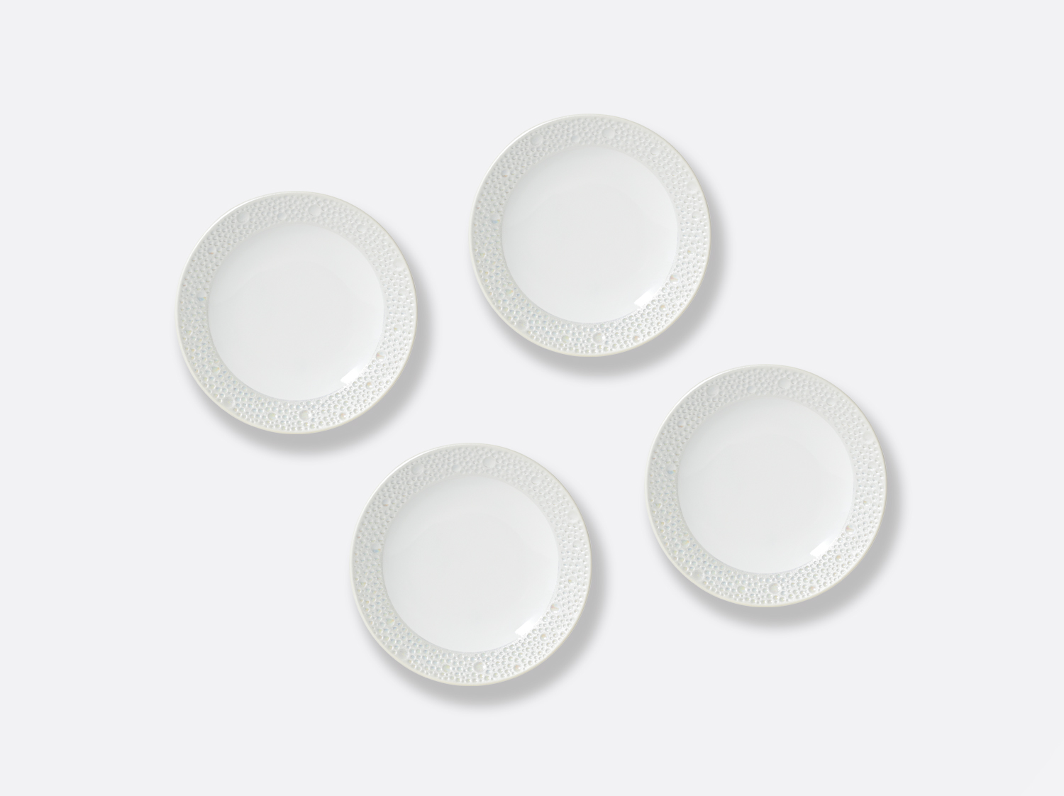 China Set of 4 of the collection Écume Perle | Bernardaud