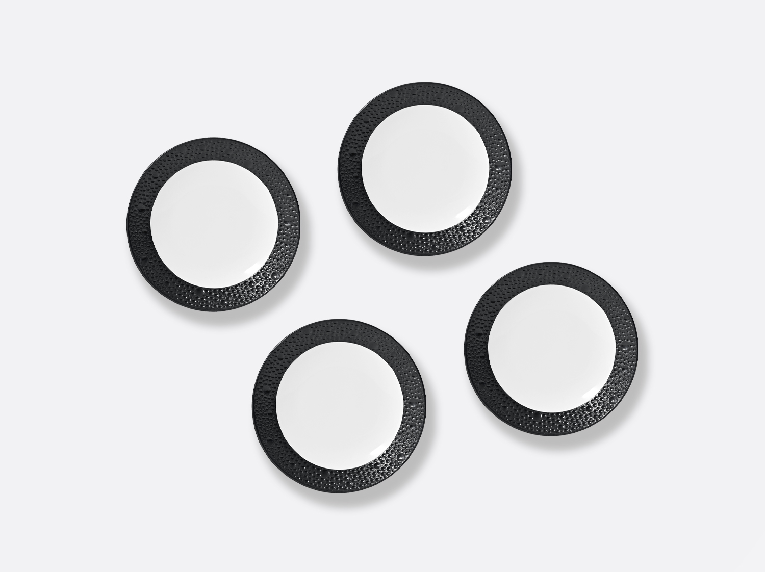 China Set of 4 of the collection Ecume Noir | Bernardaud