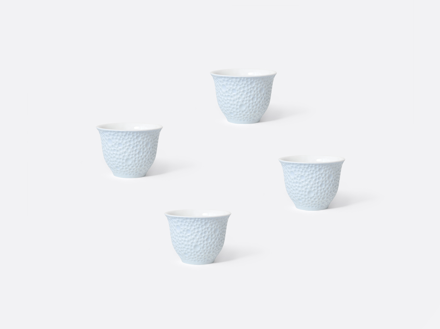 China Set of 4 of the collection Ecume Bleu | Bernardaud