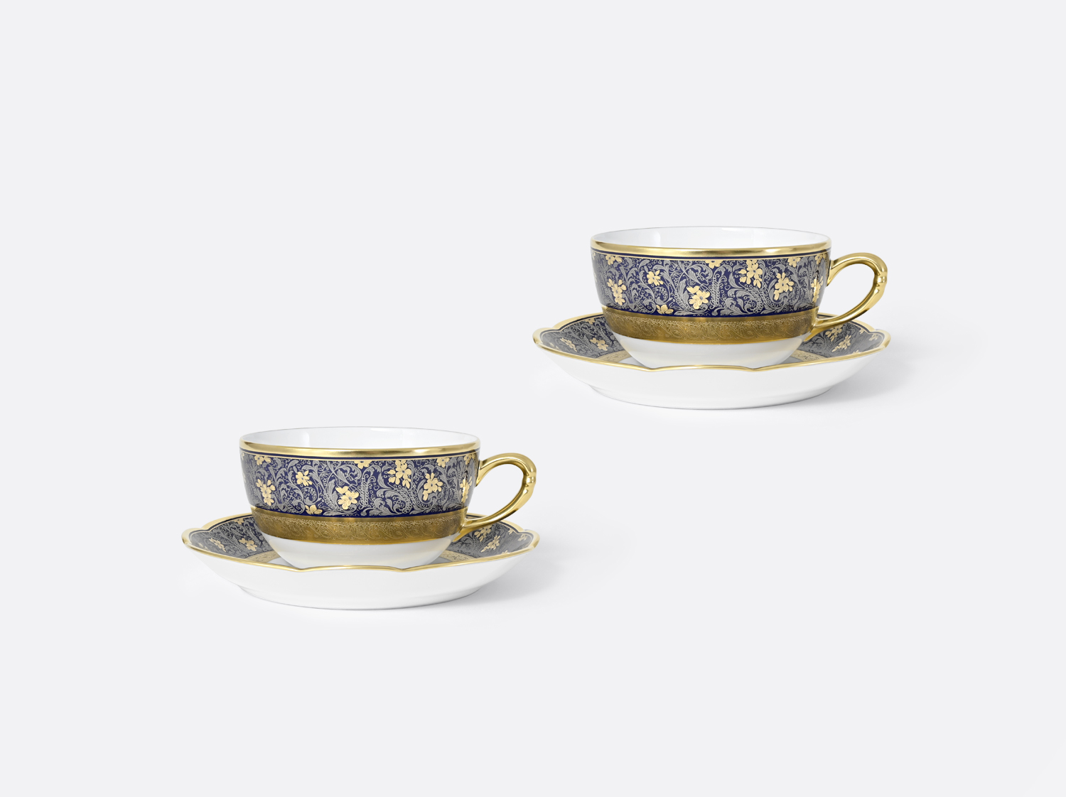 Coffret de Tasse et soucoupe thé Eden Apparat 13 cl - Coffret de 2 en porcelaine de la collection Eden Apparat Bernardaud