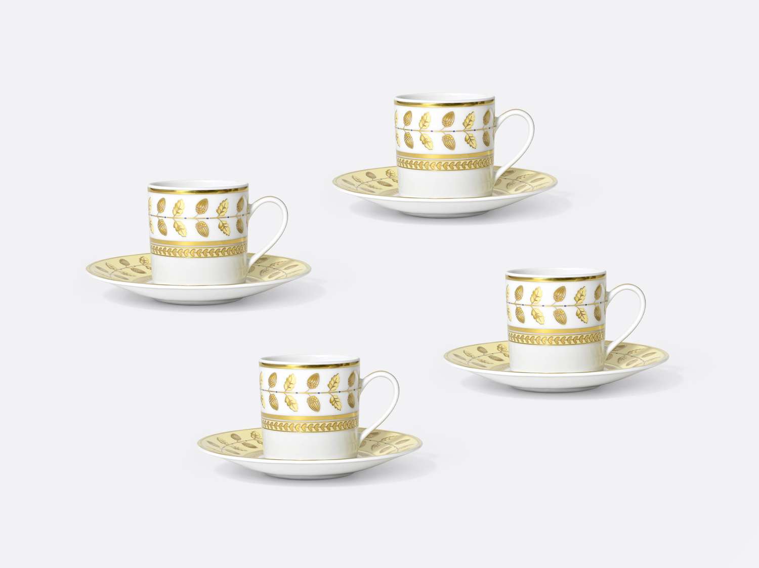 China Set of 4 of the collection Constance Jaune | Bernardaud
