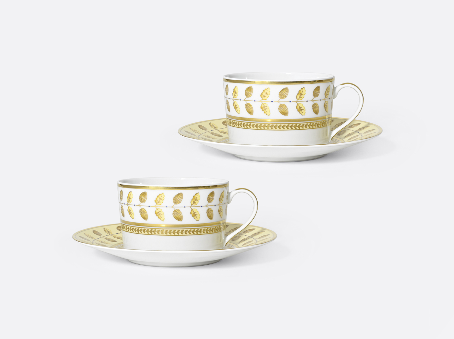 China Set of 2 of the collection Constance Jaune | Bernardaud